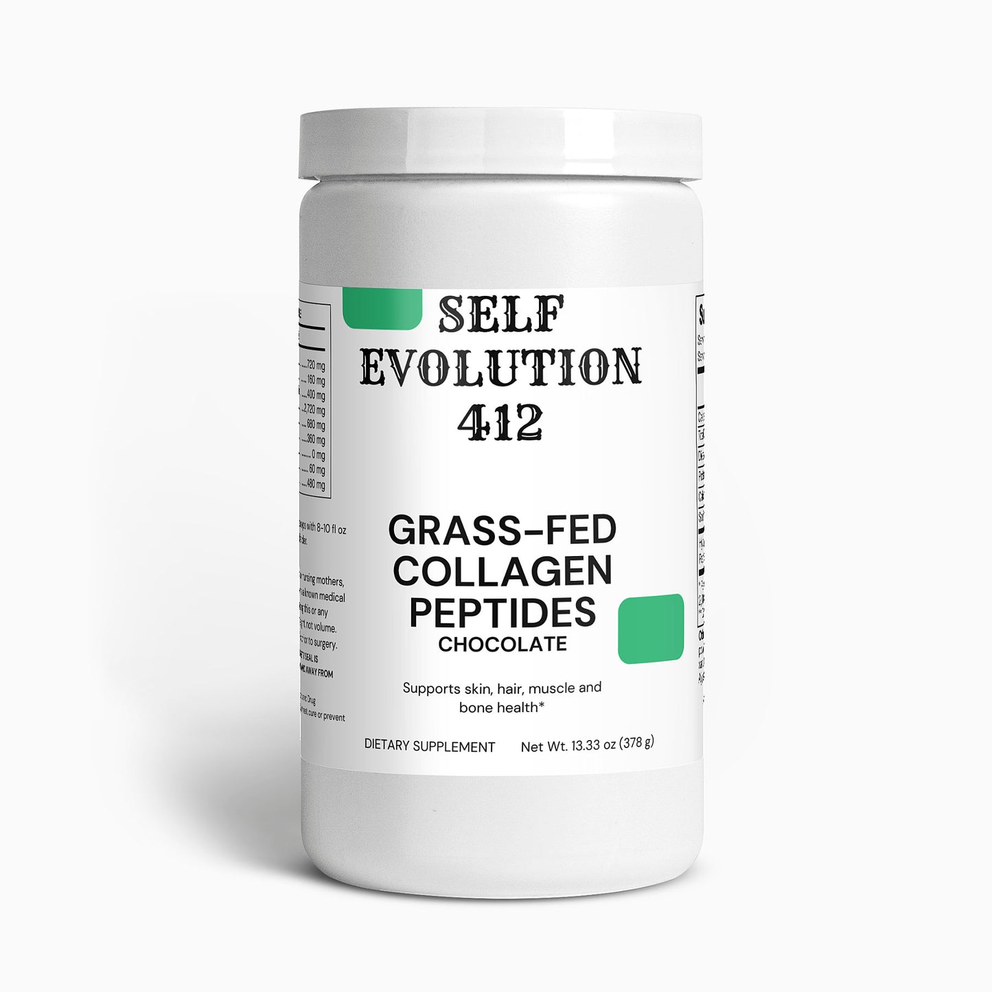Grass-Fed Collagen Peptides Powder (Chocolate)