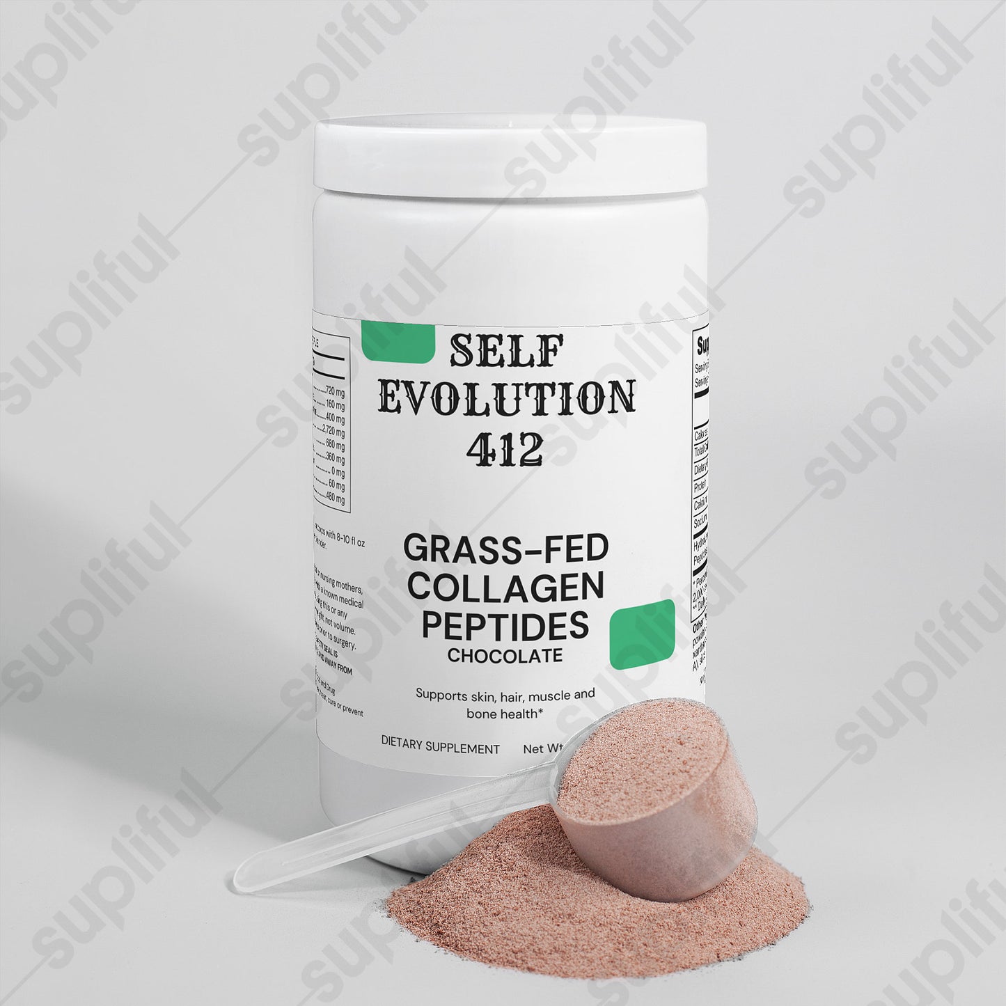 Grass-Fed Collagen Peptides Powder (Chocolate)