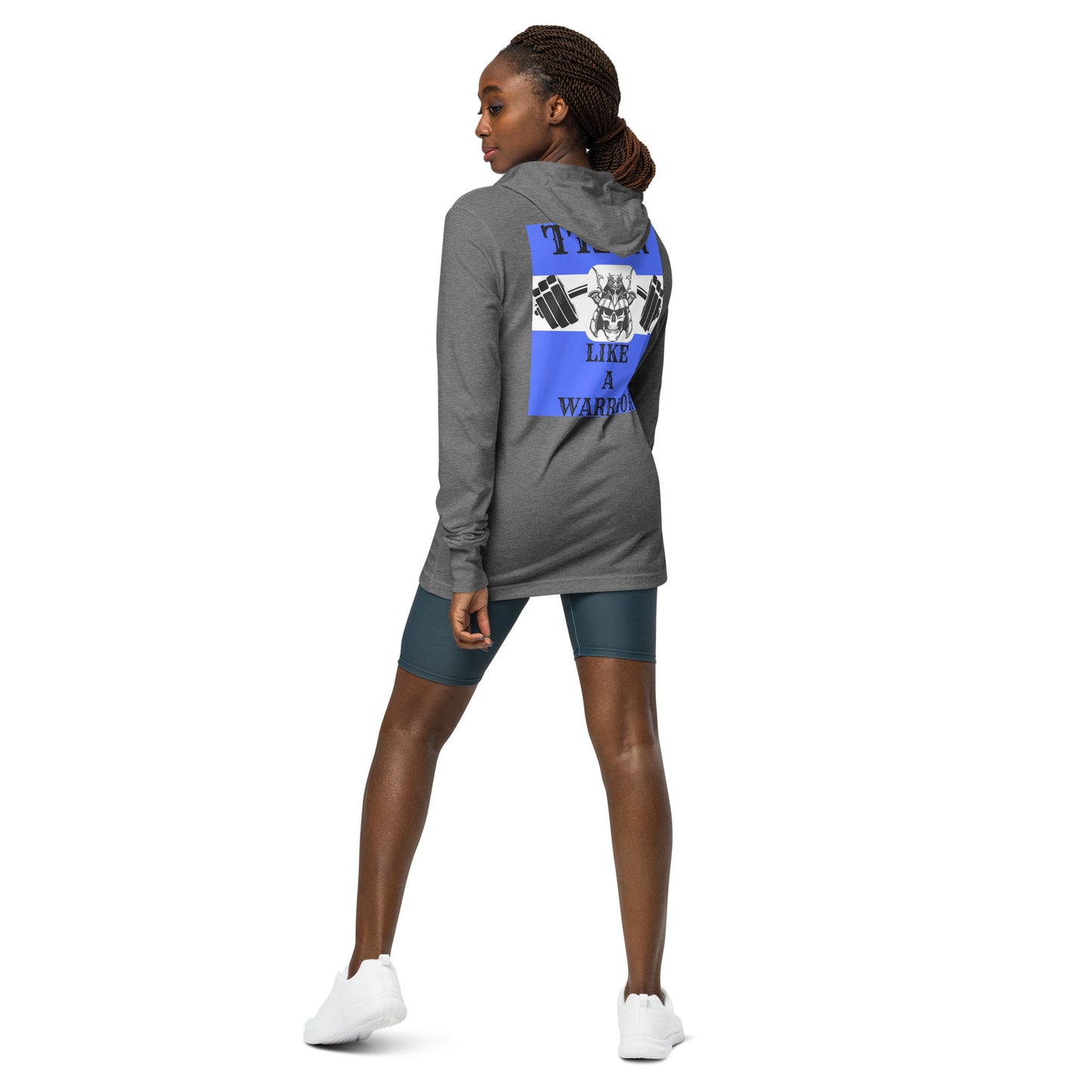 Hooded long-sleeve tee