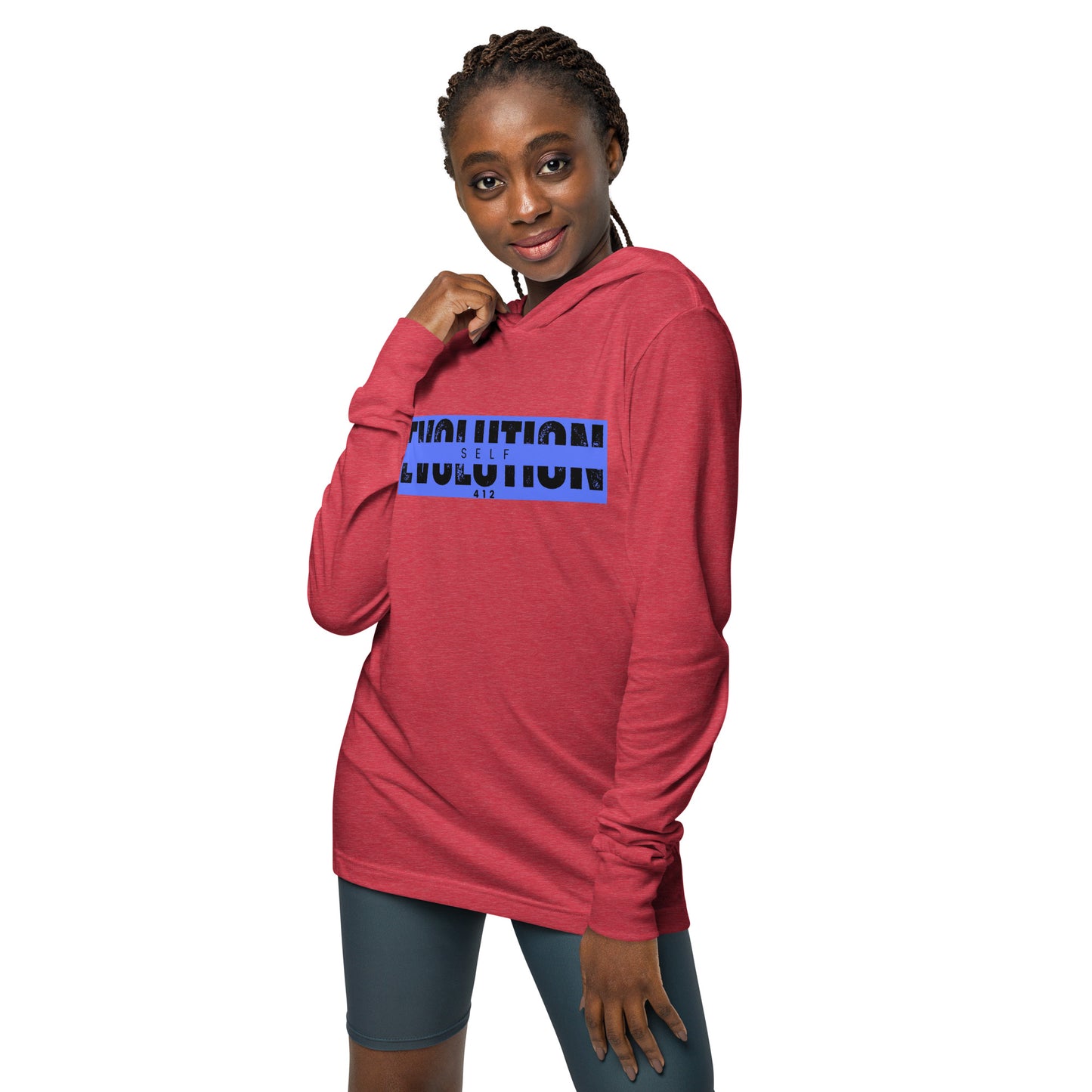 Hooded long-sleeve tee