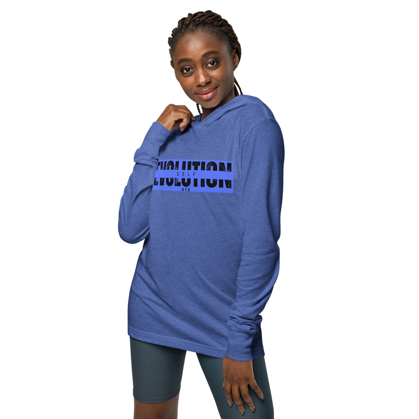 Hooded long-sleeve tee
