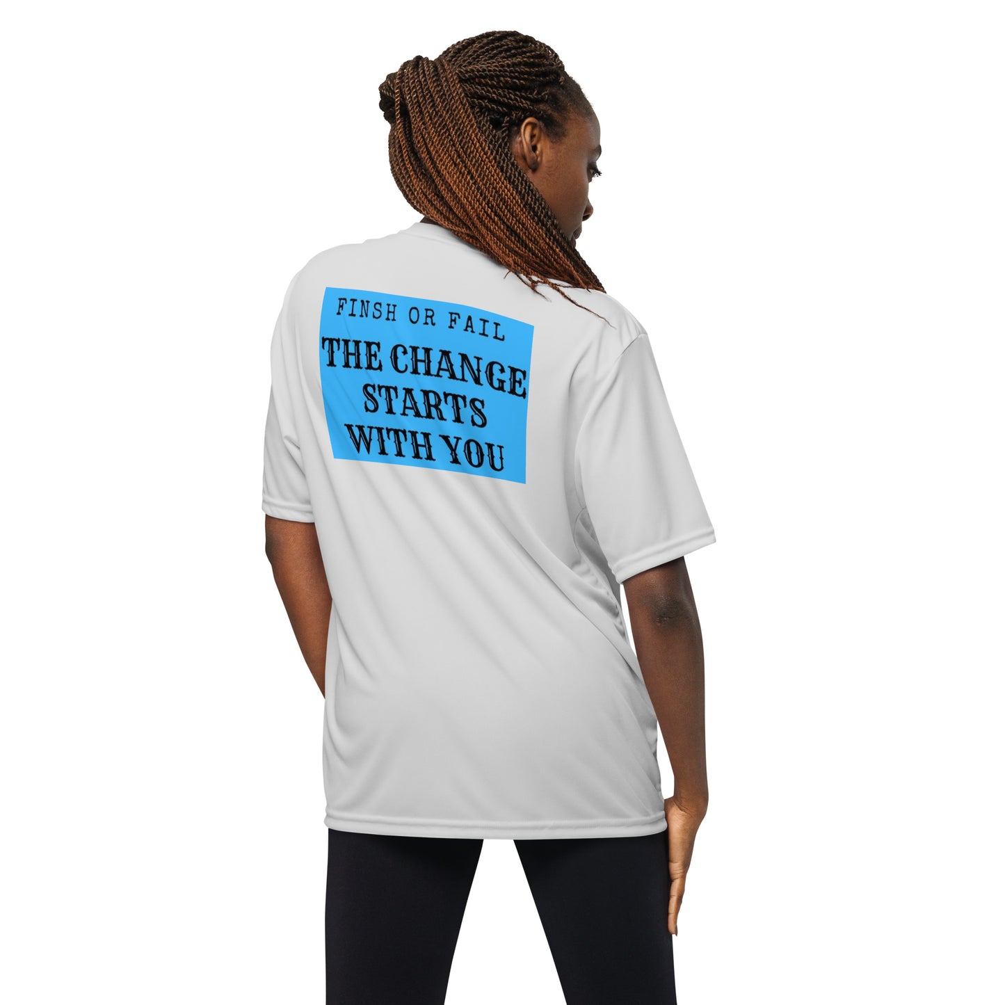 Unisex performance crew neck t-shirt