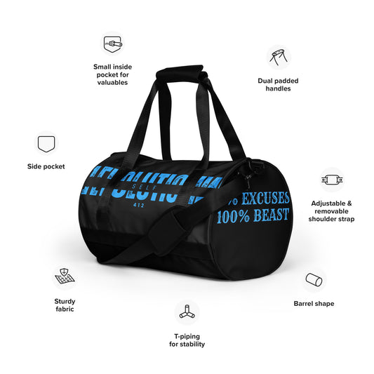 All-over print gym bag