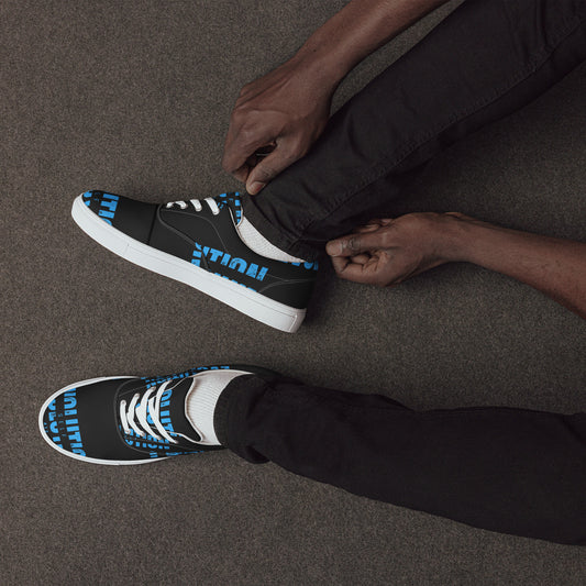 Men’s lace-up canvas shoes