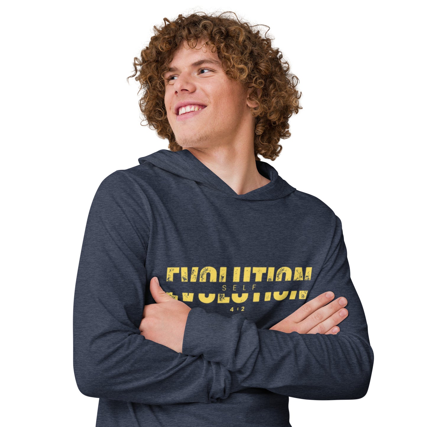 Hooded long-sleeve tee
