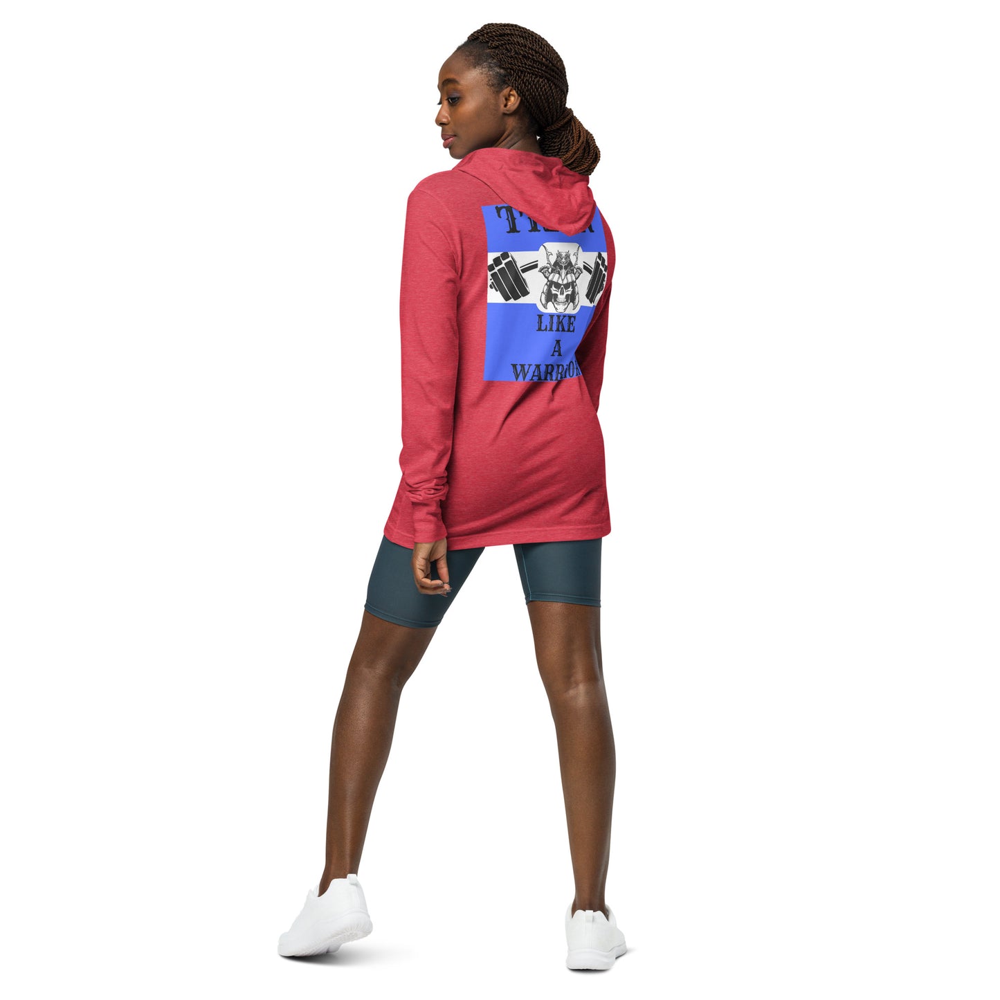 Hooded long-sleeve tee