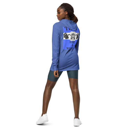 Hooded long-sleeve tee