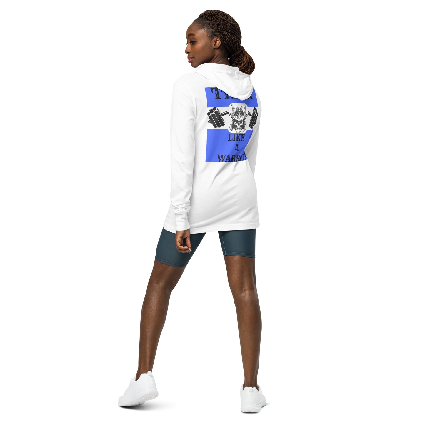 Hooded long-sleeve tee