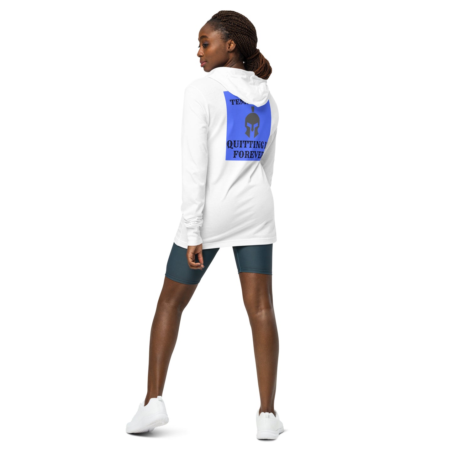 Hooded long-sleeve tee