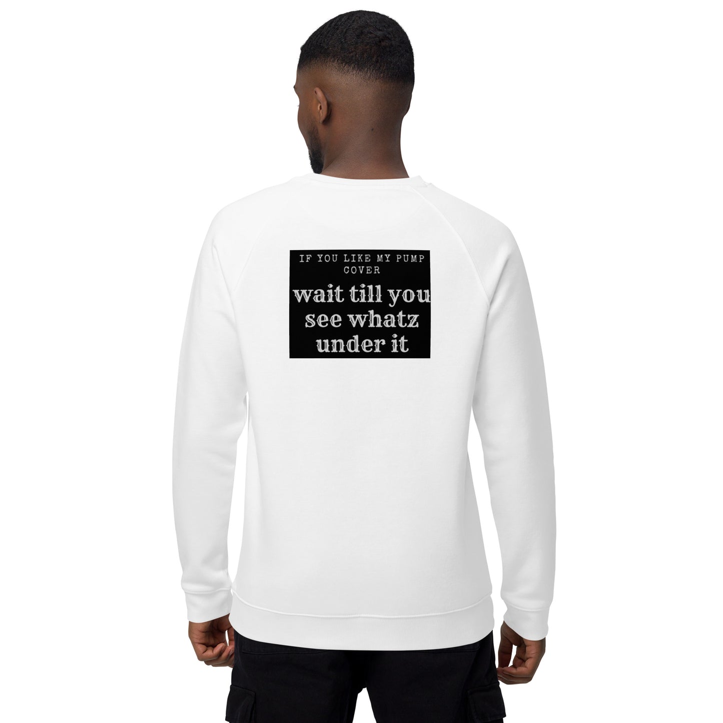 Unisex organic raglan sweatshirt