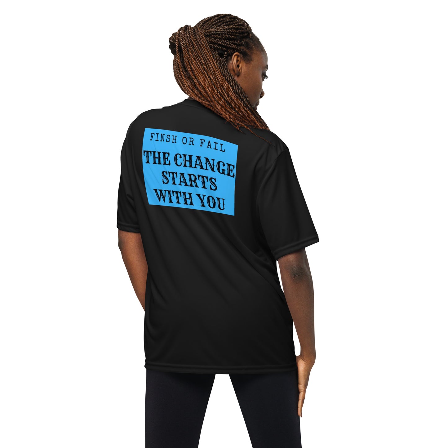 Unisex performance crew neck t-shirt