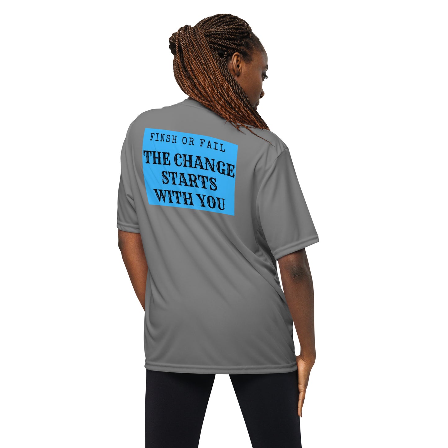 Unisex performance crew neck t-shirt