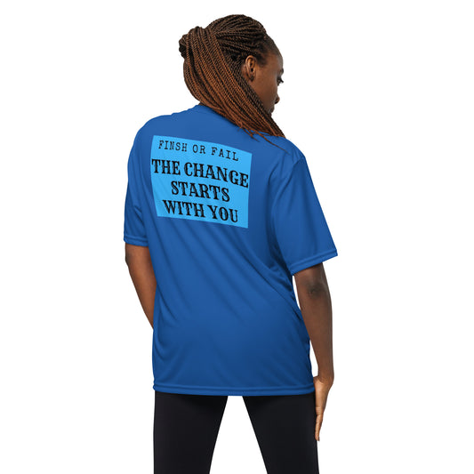 Unisex performance crew neck t-shirt