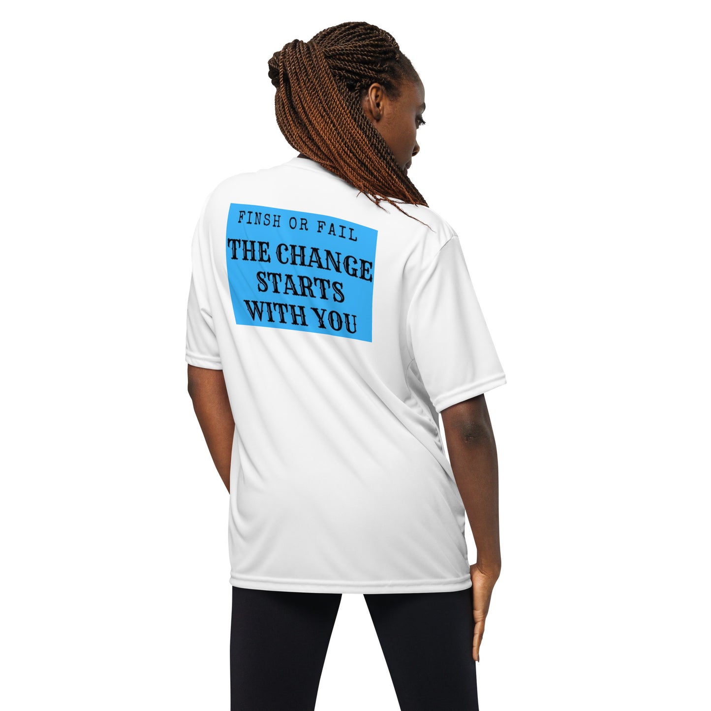 Unisex performance crew neck t-shirt