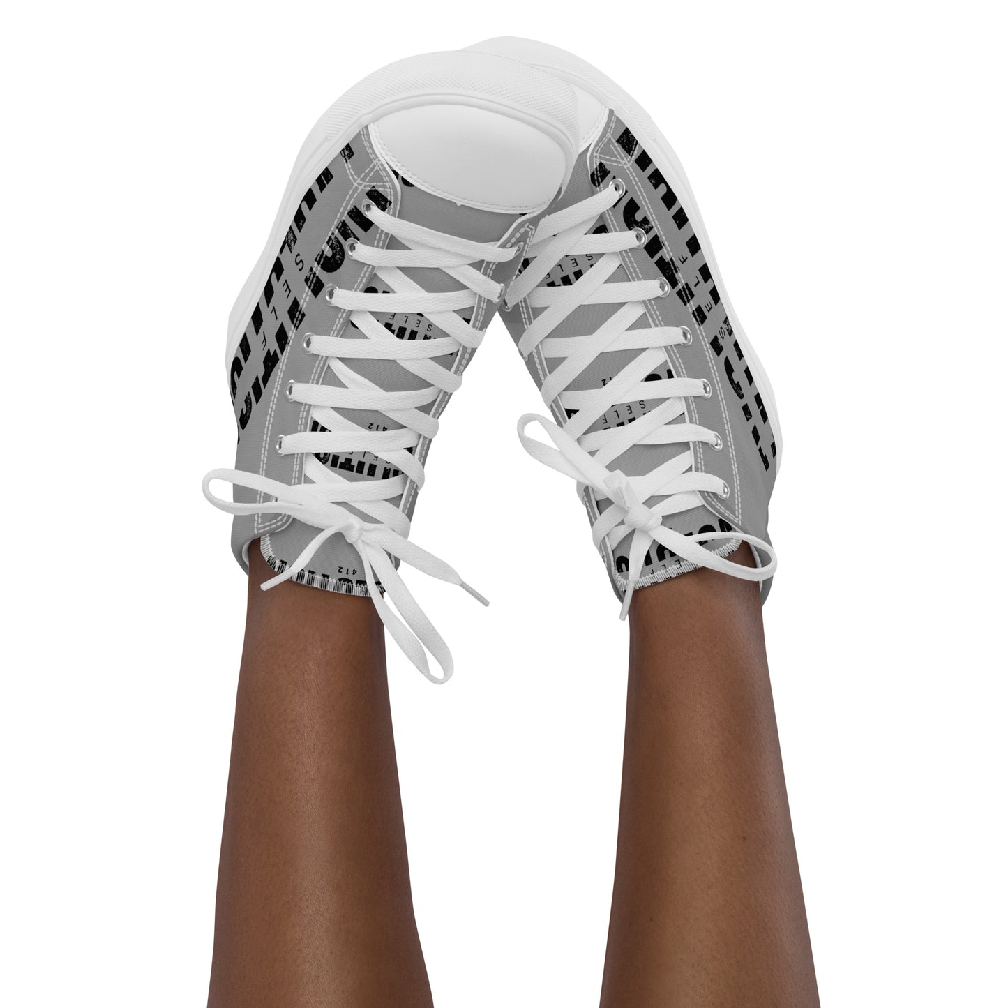 Women’s high top canvas shoes